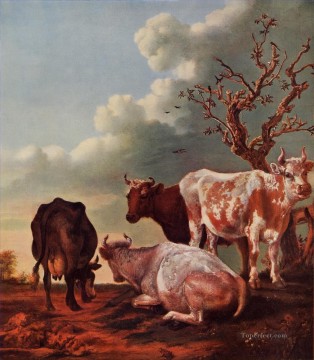 paulus verschuur Painting - cow Paulus Potter Pasture